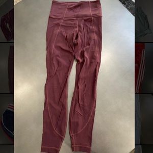 Maroon Athleta Leggings
